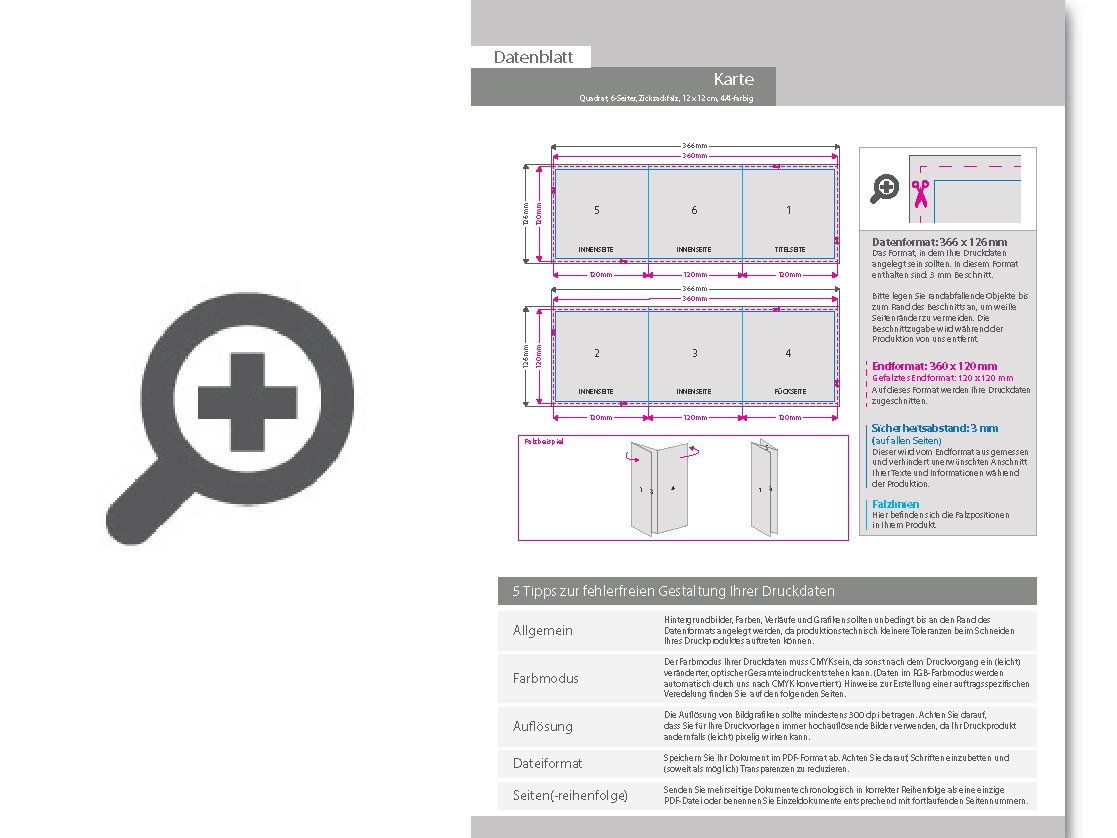 Product Bild einladungskarte__gefalzt_auf_quadrat_12_0_cm_x_12_0_cm__vertikaler_zickzackfalz__6-seitig